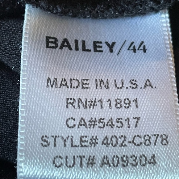 Bailey 44 Tiramisu top in black - Picture 7 of 8